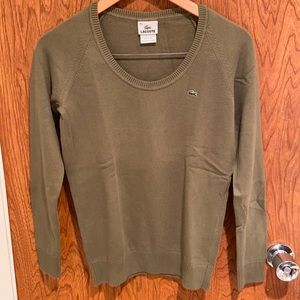 Lacoste Forest Green Sweater (size 40)